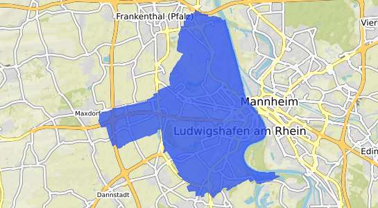 Bodenrichtwertkarte Ludwigshafen am Rhein